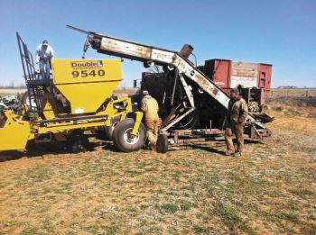 OK Planting - With the many crops produced at Triple S Farms, the Slagells are planting or harvesting at least 10 months out of the year